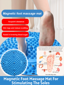 【Magnetic Foot Massage Mat】For Stimulating The Soles And Promoting Physical And Mental Well-Being Dementia Prevention Exercise Promote Circulation Lower Blood Pressure Pad