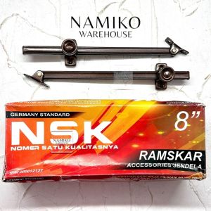Lamskar Putar Penahan Jendela NSK 8 inch ISI 2 PCS