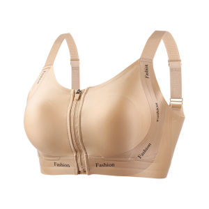 [Daily Sports 2 in 1] เสื้อชั้นในกีฬาผู้หญิง ผ้าฝ้ายเนื้อนุ่ม มีซิปด้านหน้า เสื้อชั้นในกีฬาสำหรับวิ่ง โยคะ ฟิตเนส เสื้อกั๊ก เสื้อชั้นในกีฬามีซิป