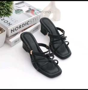 sandal wanita heels hak tahu 5cm/sandal wanita terbaru/sandal heels