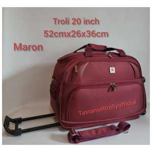 Tas Pakaian Troli Polo Interclub 52cmx26x36cm ukuran medium