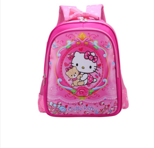 Tas Ransel Anak Sekolah Cowok Cewek Motif Karakter Kartun Lucu Bahan Nilon Anti Air Import COD T155