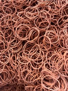 KARET GELANG MENTAH SUPER MURAH ISI 250 GR - WARNA MERAH HIJAU DAN MIX