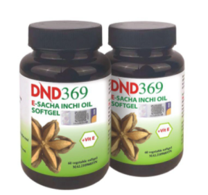 DND369 Sacha Inchi Oil Softgel 60s Capsule Omega 3 6 9 Heart Brain Skin Health