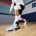 Qiaodan Basketball Shoes for Men Spike Professional Combat-Realistic Wear-Resistant XM1590111W. 