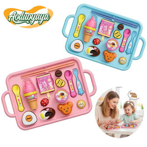 Aoduoyaya Pudding Jelly Feeding Toys Creative Pretend Play Set Christmas Gift Pakej Makanan Rumah 过家家喂食套餐