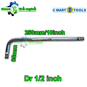 Cần siết 1/2" chữ L dài 250mm C-MART F0032-10 - KIOT ĐỒ NGHỀ