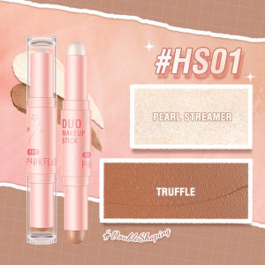 PINKFLASH DUO 2 In 1 Blush & Highlights Shadow Contouring Makeup Stick Creamy Smooth Highlighter Shimmer Magic Shaping