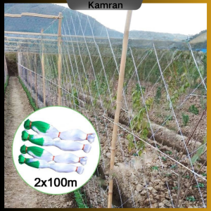 างปลูกผัก ค้างผัก 2*100m ตาข่ายปลูกผัก โครงไม้เลื้อย ค้างไม้เลื้อย ตะข่ายไนลอน ต้นไม้เลื้อย อวนแตง ตาข่ายปลูกแตงกวา