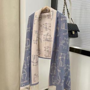 Cute cat scarf Korean edition thickened warm student outwear shawl