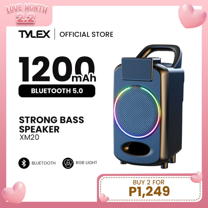TYLEX XM20 Strong Bass Wireless Bluetooth Speaker TWS Hi-FI