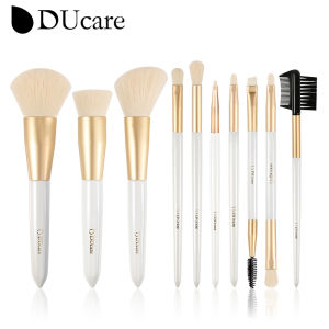 DUcare Makeup Brushes Professional Makeup Brush Set 3PCS | 5PCS | 10PCS Foundation Brush | Loose Powder Brush | Blush Brush | Eyeshadow Brush Dense Soft Fibre Bristles