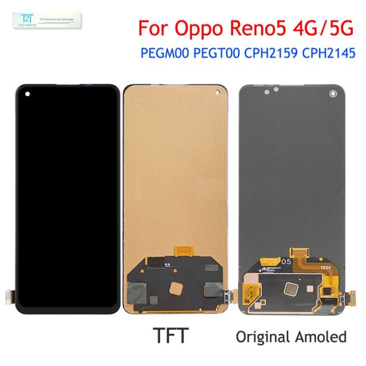 [ With Frame ] Super Amoled for OPPO Reno 5 4G/5G LCD Display Touch ...