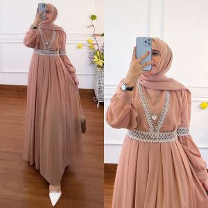 [ COD ] Gamis Ceruty Qaisha Maxy Jumbo full furing mix renda realpict terpopuler terbaru dan termurah gamis kekinian 2022