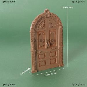 [COD] Springhooe 1 12 Dollhouse Simulation European Style Door Model Dollhouse Furniture Decoration Dolls House Micro Scene Construction Props