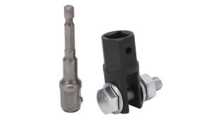 Jack Adapter High Strength Stable Performance Durable Metal Wear Proof Jack Drill Adapter Kit for U Shaped Singe Eye Ends