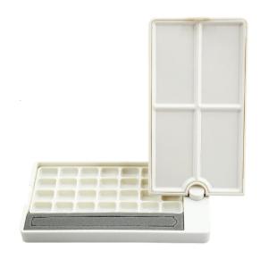 Watercolor Tray Palett Portable Painting Tray Box Empty Watercolor Palette Watercolor Half Pans