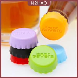 N2HAO 6PCS tái sử dụng Silicone nắp chai bia Nắp Soda Cola nắp rượu tiết kiệm Stopper