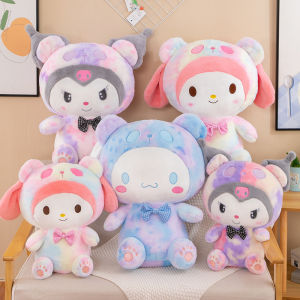Sanrio Kawaii Kuromi Hello Kitty My Melody Cinnamoroll Pillow Plush Toys Anime Kid Dolls Cartoon Collection Childrens Gift