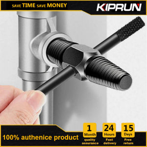 KIPRUN Faucet Broken Screw Extractor Drill Bits 4" 6" Double Head Tap Hand Tools Set Valve Wrench Garden Pipe Valve Tap Damaged Wires Screws Remover