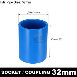 PVC Coupling Blue Pipe Fittings Connector 1/2inch To 1inchag