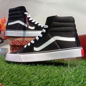 Sepatu Vans01 Sk8 Low Black White Sneakers Pria Wanita BNIB Sepatu Sk8 Oldskool Low