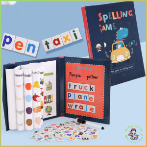 BabyShine Spelling Game Book Magnetic Board Puzzle Magnet Mainan Edukasi Anak