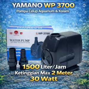 YAMANO WP 3700 - Pompa Air Celup Kolam Ikan Aquarium Aquascape WP3700