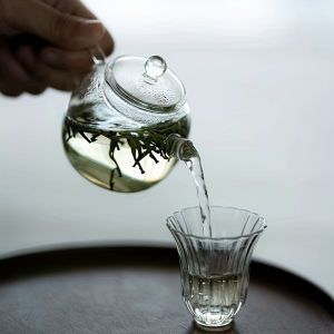 [Eqrbtl] 150ml 5oz Mini Clear Glass Teapot High Borosilicate For Hot Beverages Teapot For One Person Use Kung Fu Tea For Home Office Cafe