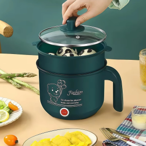 TIDY Mini Rice Cooker Multi-function Cooker 2L Non-stick Inner pot Electric Heating Pot 2/3 Modes