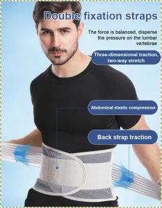 Lumbar Support Ergonomics Non-shedding Lumbar Support Belt not Stuffy Snug Fit People with Low Back Discomfort