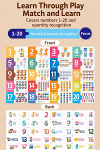 NIKO Letter Matching Game Alphabet Flash Cards for Kids Early Educational Toy Montessori Preschool Learning Cards for Toddlers Boys Girls Gifts