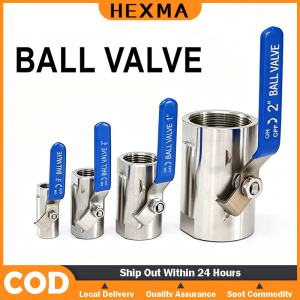 Stainless Steel Ball Valve Female Threaded 1/2 3/4 1 1*1/4‘ 1*1/2‘Sanitary Ball Valve Straight Durable