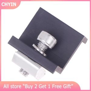 [COD] CHYIN 1set Solar Panel Mounting Fixing Clamp Adjustable Bracket End Mid Clamp PV Panel Clip For Solar Panel PV Install Accessories