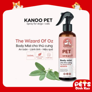 Bodymist Xịt Thơm Khử Mùi Cho Chó Mèo - Thơm Tự Nhiên Dưỡng Lông Mềm Mượt An Toàn - Chai 260ml