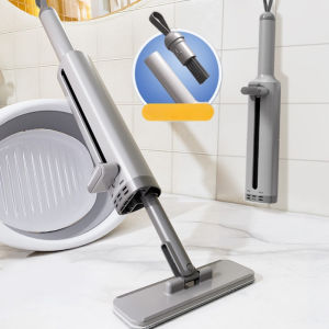 Portable Self-Squeeze Mini Mop Kitchen Car Cleaning Household Cleaning Mop Hand Free Lazy Mop 拖把