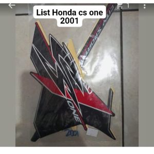 Striping List Standart Honda CS One2001/Stiker Motor Honda/Striping Standart CSOne 2001