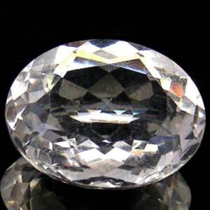 Natural White Brazil Quartz 21.48 Cts. Oval Eye Clean Grade AAA+ Loose Gemstone