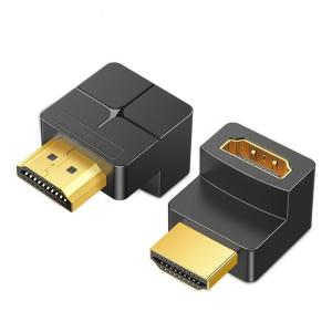 2Pieces Male To Female Adapter Connector Supports 4K UHD And 3D For Projectors And Displays Stable Signal Transmission