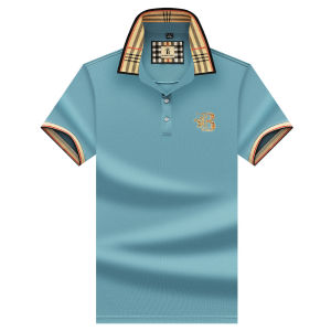 Áo polo nam Paul mùa hè cổ bẻ dáng rộng phong cách casual chất liệu lụa băng.