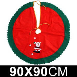 Christmas Tree Skirt Desktop Xmas Tree Snowflake Printed Pattern Mat Carpet Christmas Decorations For Home Navidad