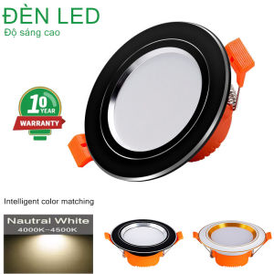Đèn LED âm trần hình tròn LED âm trần nhiệt độ màu 6500K