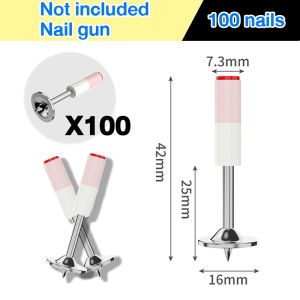 【5 Years Warranty】-COD-DeWalt nail gun cordless manual steel nail gun concrete steel rivet gun nail gun wall anchor wire slotted nail quick nail silencer processing nail-free cordless nail gun fixed see nail gun chuck round cap household carpentry tools