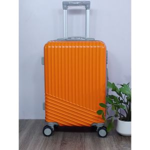 Vali kéo nhựa dẻo cao cấp chống va đập chống trầy xước – Màu cam -Size 20 và 24