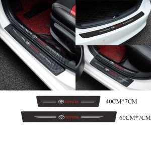 Nẹp Dán Vân Carbon Chống Trầy Xước Bảo Vệ Bậc Cửa Xe Hơi/ Bảo Vệ Cốp Sau Xe Hơi Cho Nhiều Hãng Xe