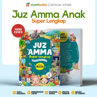 (Bonus AUDIO) Buku Juz Amma Superlengkap - Hafalan Juz 30 Dilengkapi Terjemahan Hard Cover