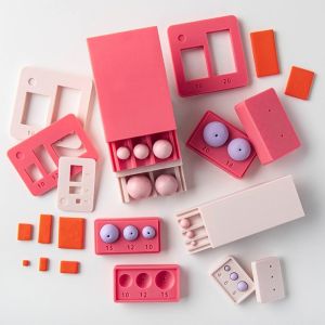 KEASHI with Hole Punch Polymer Clay Bead Maker Rolling Rubbing Rapid Forming Soft Clay Bead Mold Easy To Use Handmade Round Ball Shaping Mold Potters