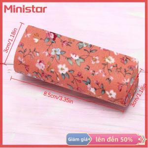 Ministar Hộp đựng son môi hộp đựng thêu hoài cổ thiết kế hoa kèm gương hộp đóng gói