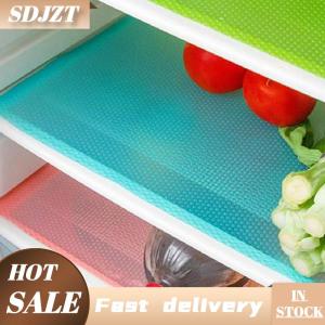 SDJZT 4 cái EVA không thấm nước tủ lạnh lót Mat có thể giặt nấm mốc bếp Pad chống dầu Tủ Ngăn Kéo placemat Heat-insulat tủ lạnh mat