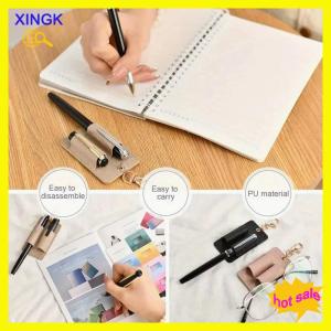 XINGK Double Portable Pen Holder For Lanyard Anti-Lost Pen Holder For Badge Keychain Pocket Lanyard Pen For Nurses Courier Clerk